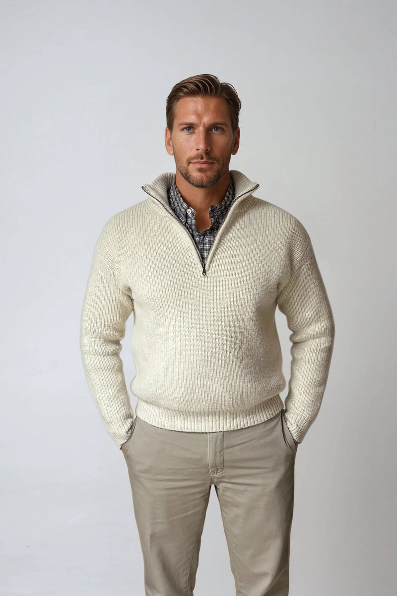 ★★Adairs★★ Basketball Woven Half Zip Sweater Putty Beige adidas adidas Basketball Woven Half-Zip Sweater (Gender