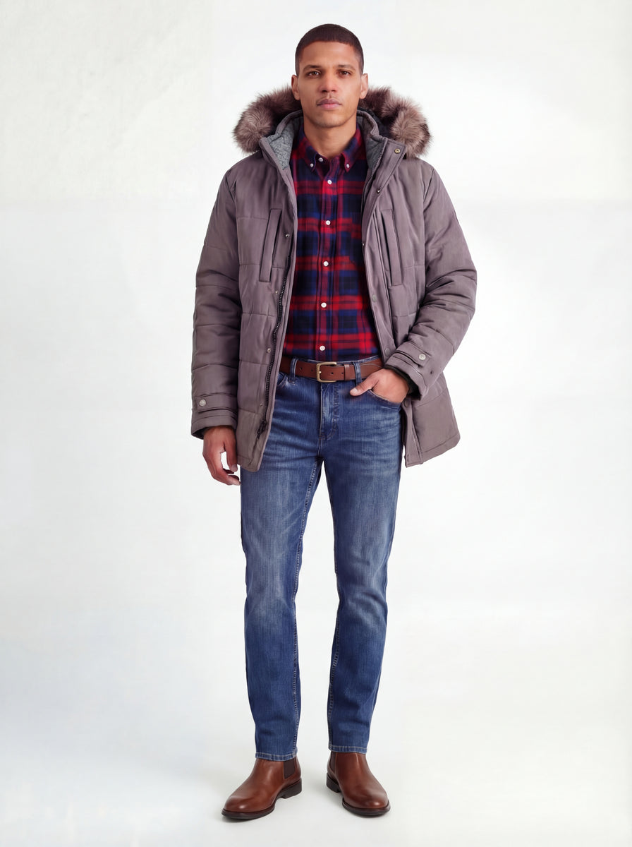メンズウェア BRIEFING RECOVERY PARKA L GRAY Ha-De-Ron-Dah Parka (Gray) – Adirondack Field