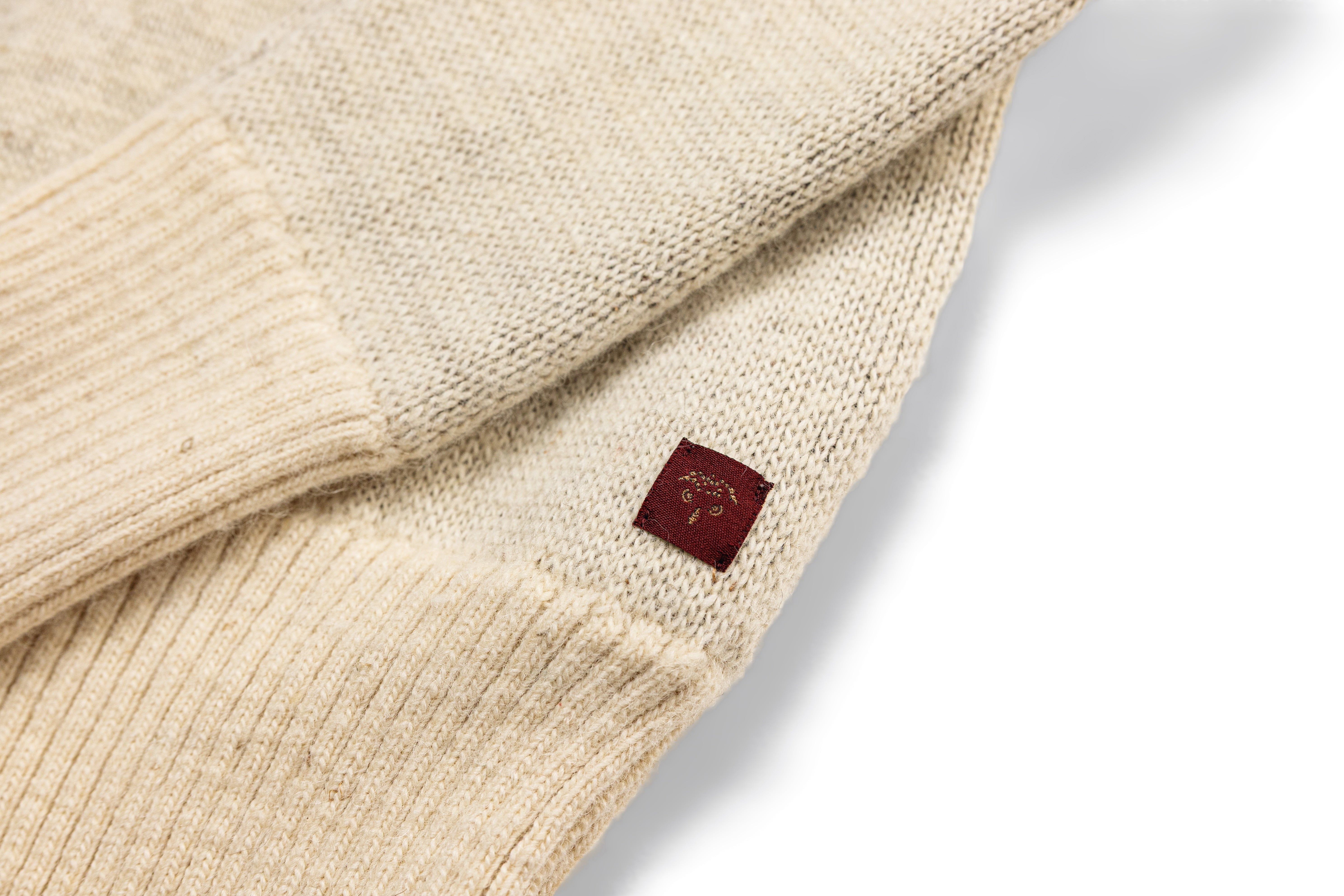 Skyward Alpaca/Wool Sweater (Brown)