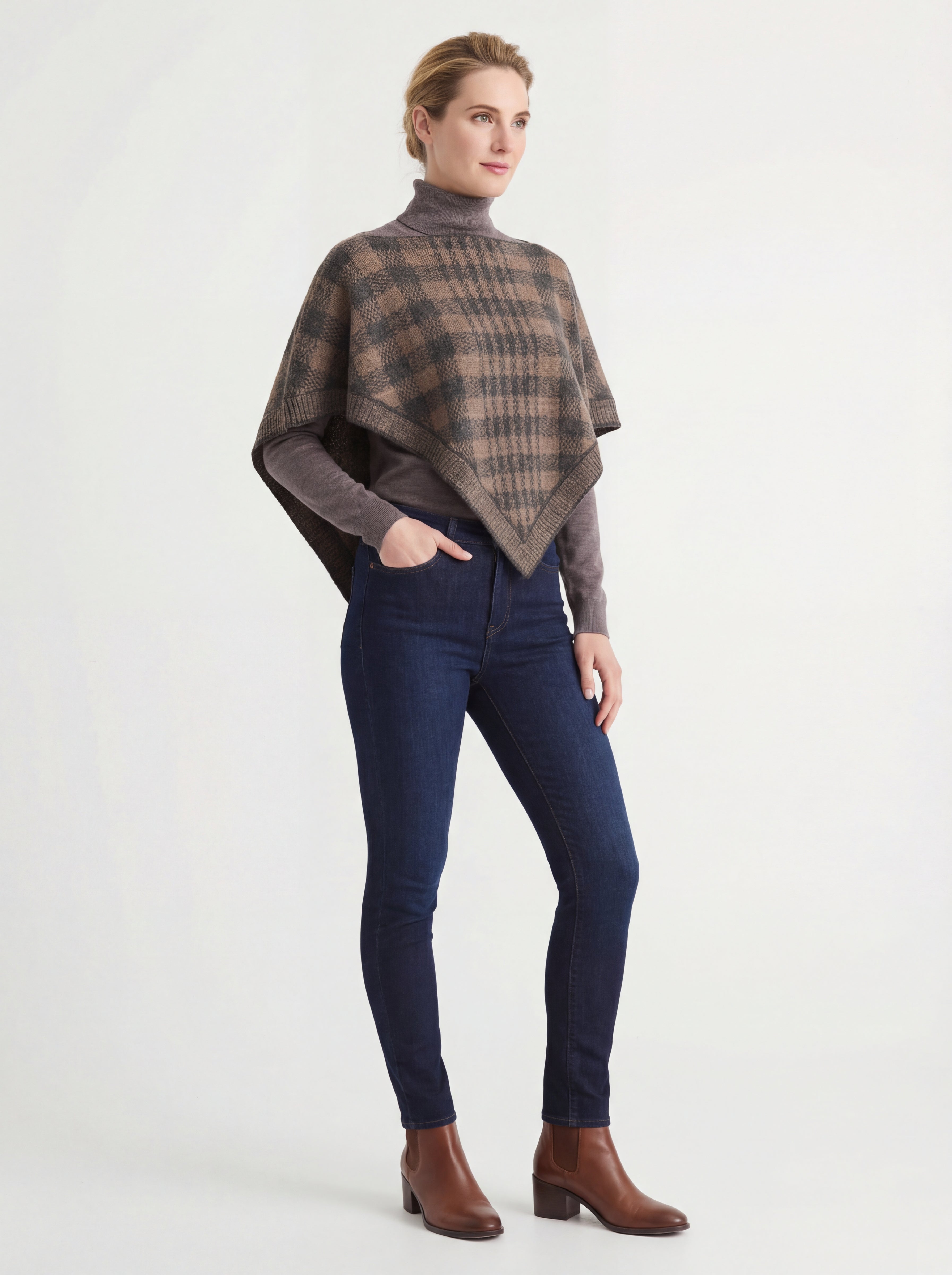 Placid Poncho (Gray)