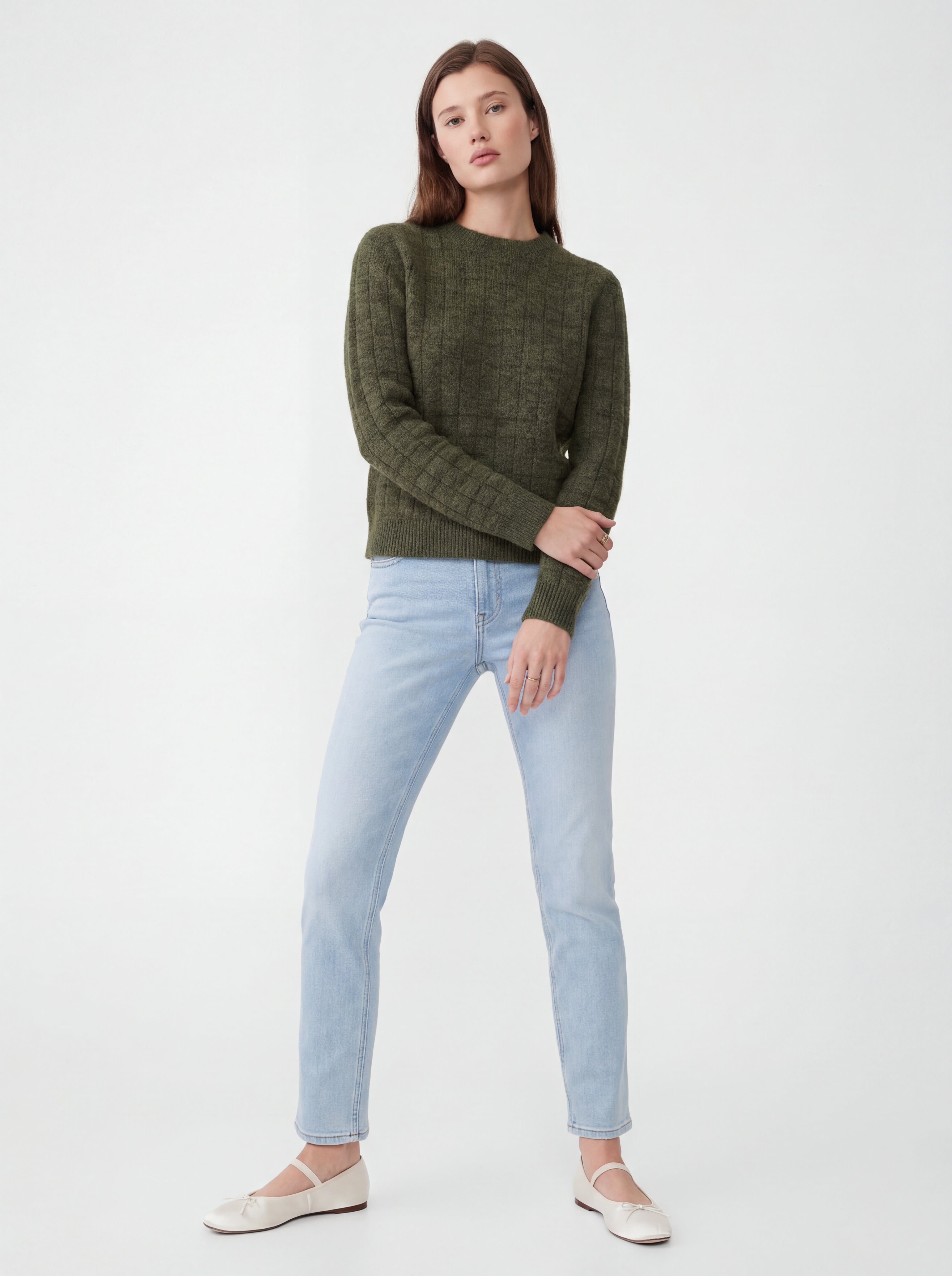 Lani Cashmere Crewneck Sweater