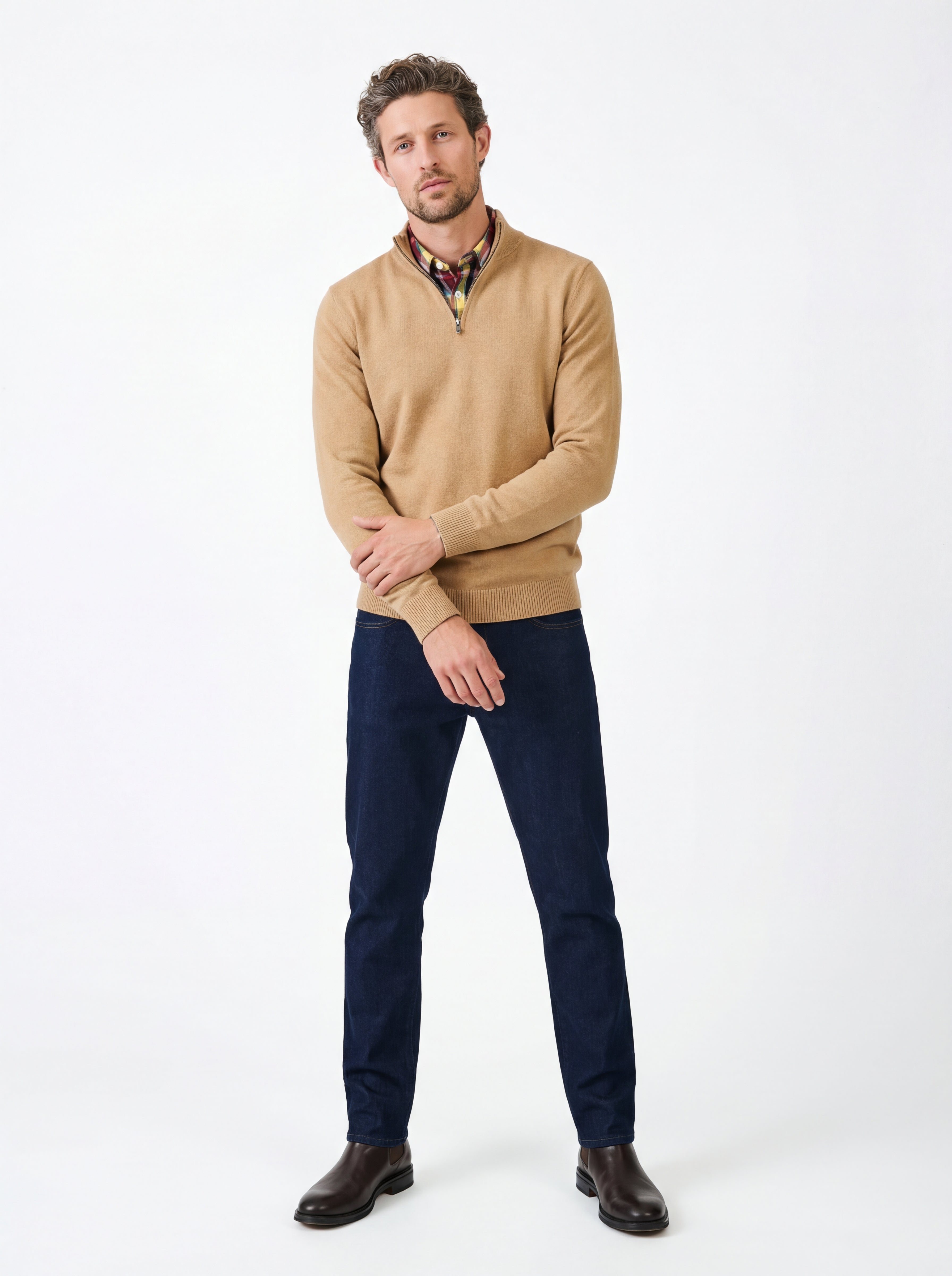 Witherbee Cashmere Quarter Zip