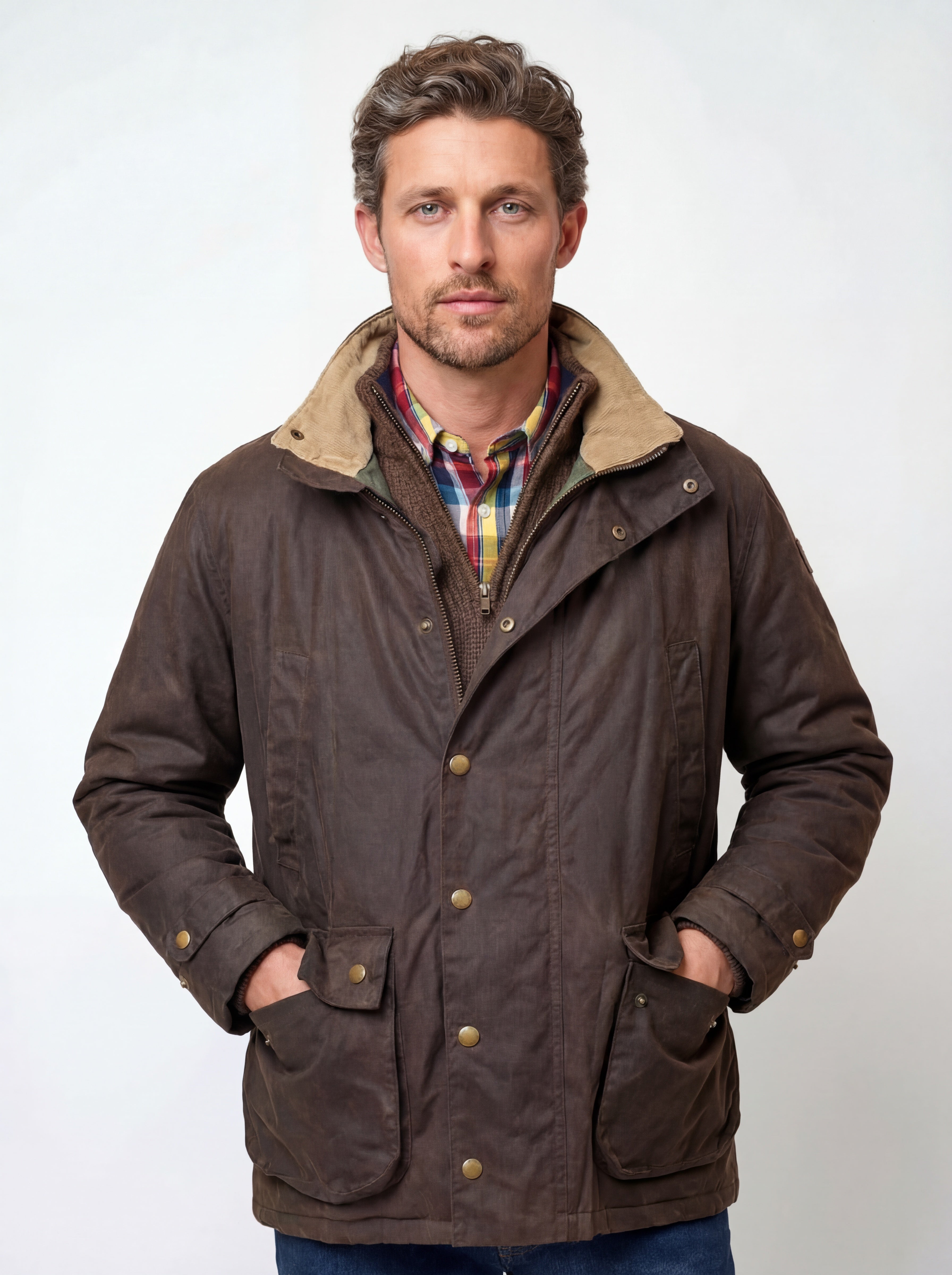 Copperas  Waxed  Jacket (Chocolate)