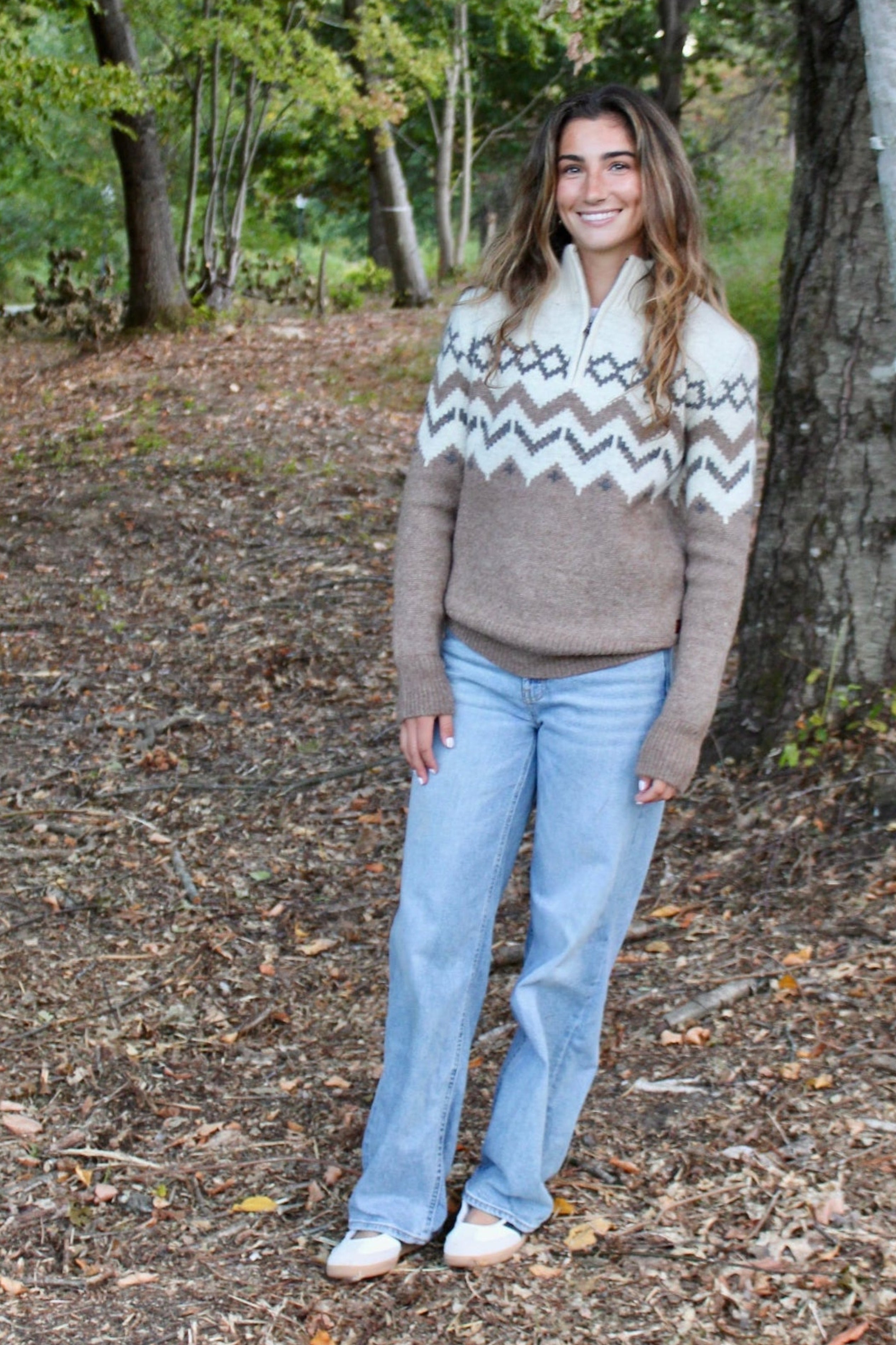 Skyward Alpaca/Wool Sweater (Ivory) – Adirondack Field