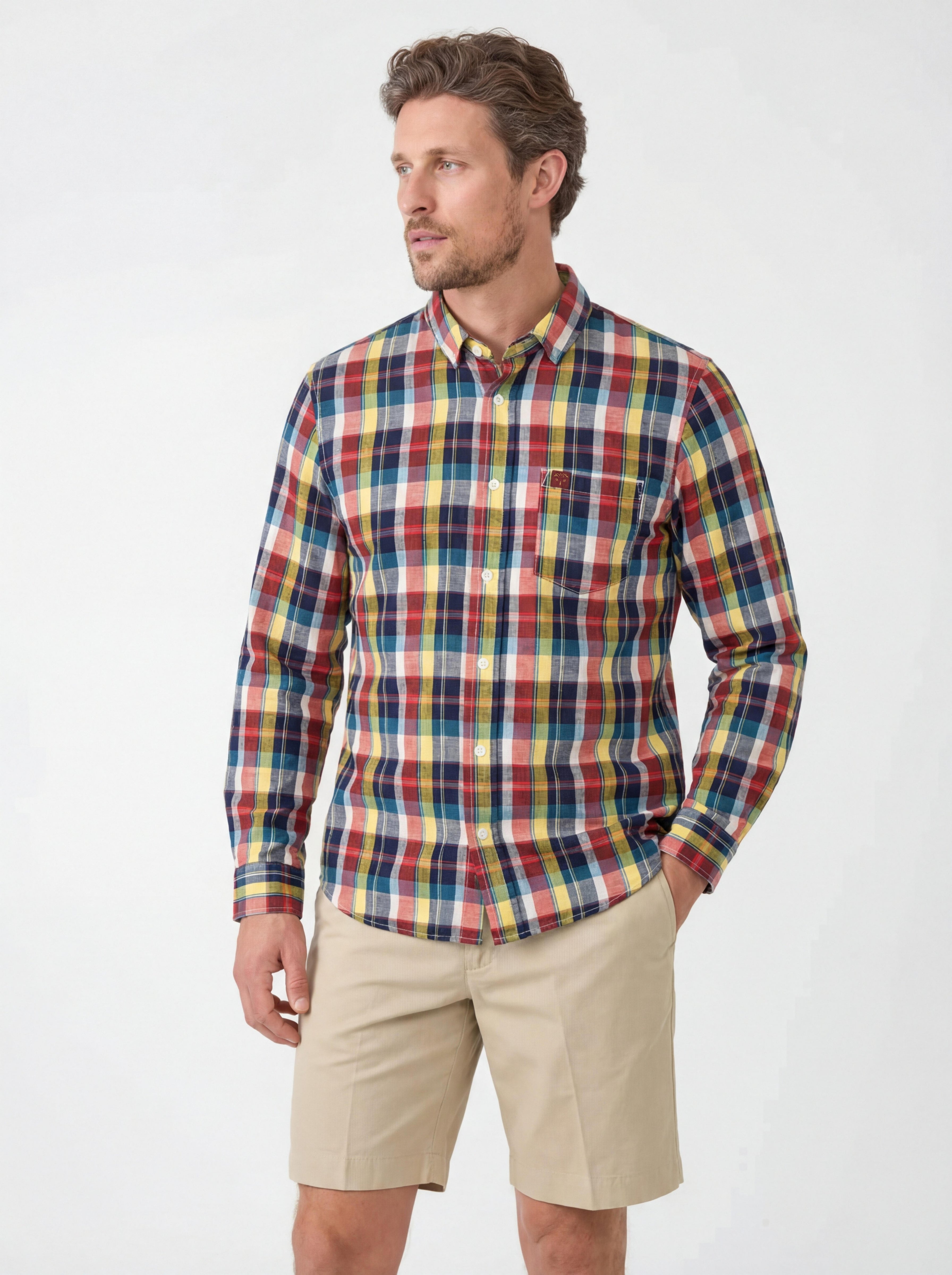 Sagamore Linen Blend Oxford