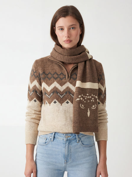 Signature Scarf (Brown)