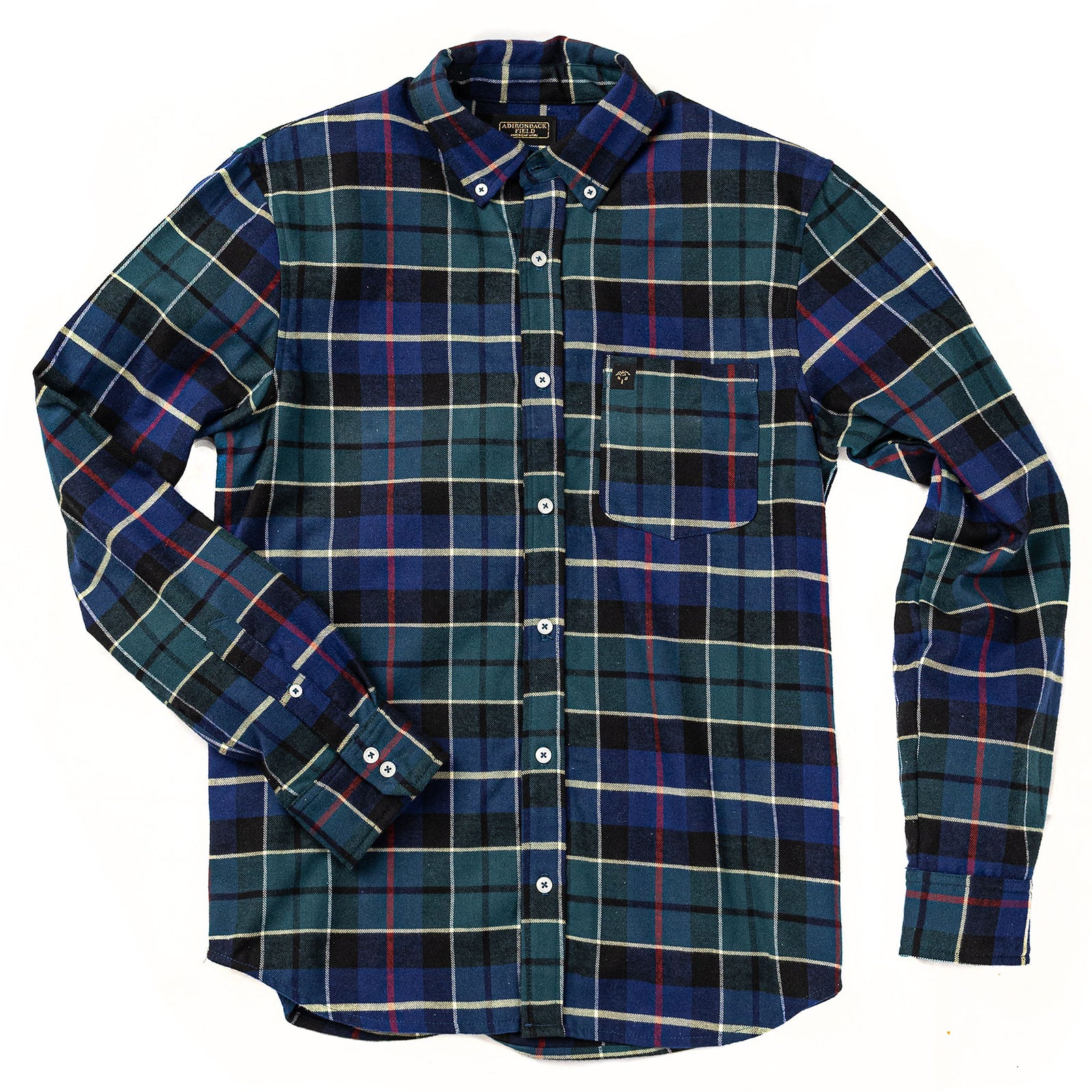 Grizzle Ocean Flannel Shirt