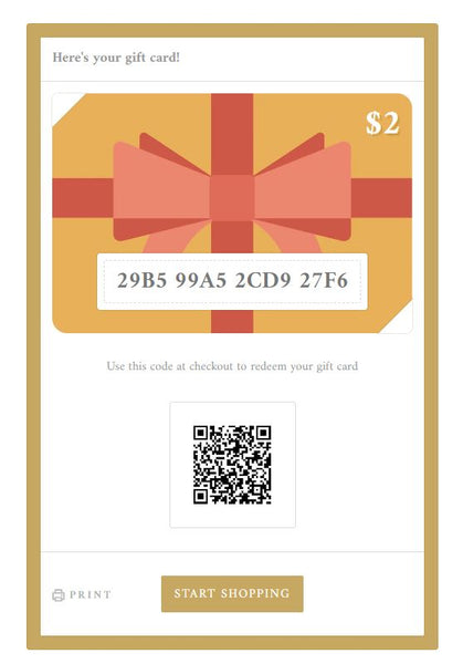 Adirondack Field E-Gift Card